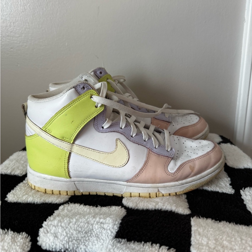Nike Dunk High "Lemon Twist" / "Cashmere" - Women's Size 9.5